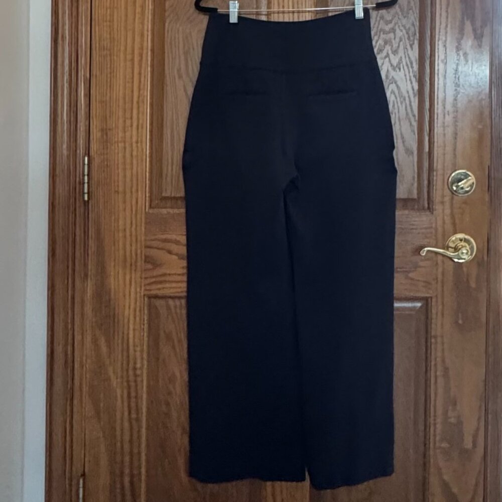 CAbi Dark Navy Blue High Rise Wide Leg Trouser - Size 6 - #3920R - Picture 3 of 12